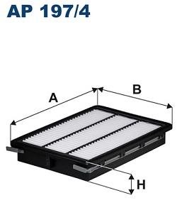 FILTRON vzduchový filtr AP 197/4