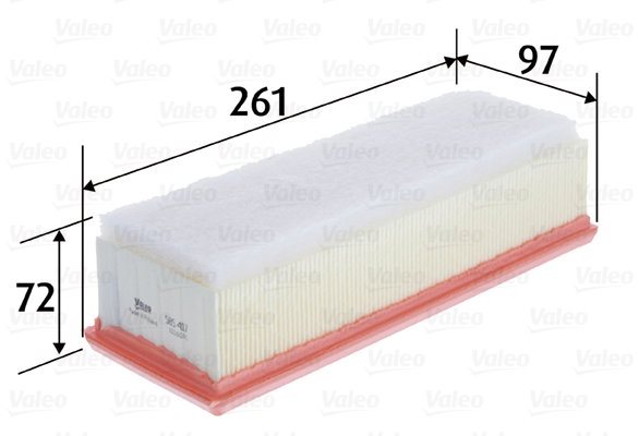 VALEO vzduchový filtr 585417