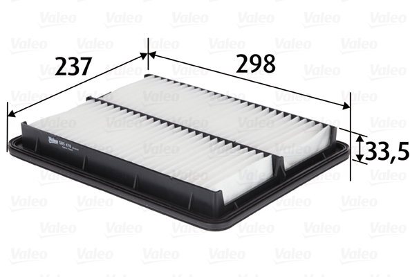 VALEO vzduchový filtr 585478