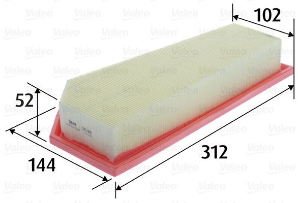 VALEO vzduchový filtr 585486