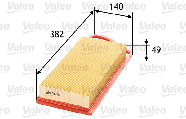 VALEO vzduchový filtr 585005