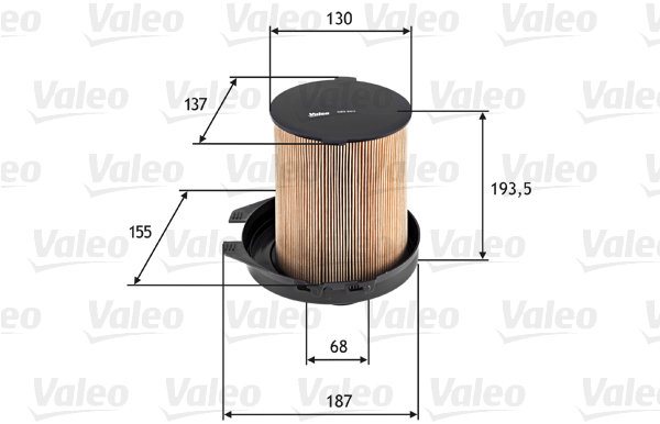 VALEO vzduchový filtr 585603