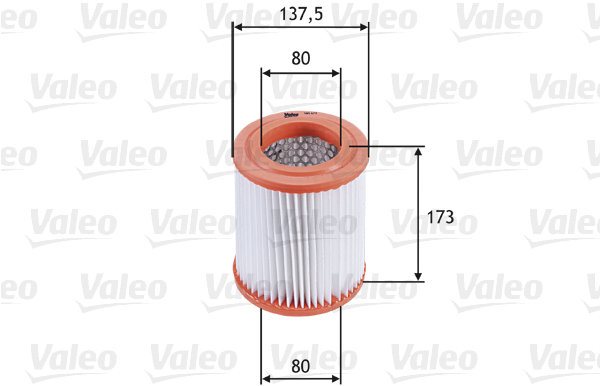 VALEO vzduchový filtr 585677