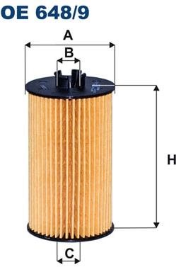 FILTRON Olejový filtr OE 648/9