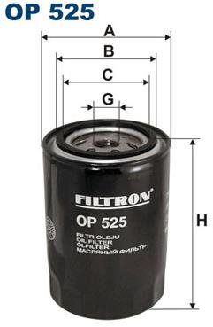 FILTRON Olejový filtr OP 525