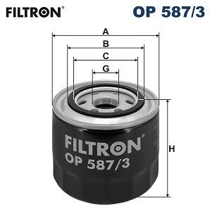 FILTRON Olejový filtr OP 587/3