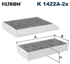 FILTRON Kabinový filtr K 1422A-2x