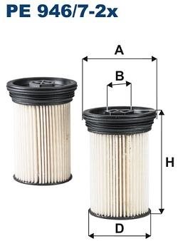 FILTRON Palivový filtr PE 946/7-2x