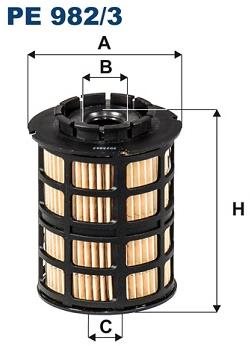 FILTRON Palivový filtr PE 982/3