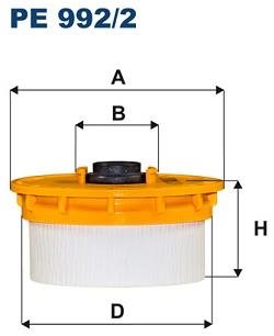 FILTRON Palivový filtr PE 992/2