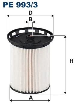 FILTRON Palivový filtr PE 993/3
