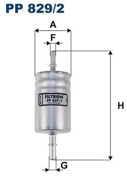 FILTRON Palivový filtr PP 829/2