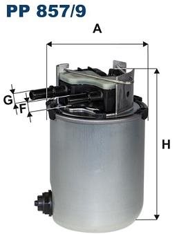 FILTRON Palivový filtr PP 857/9