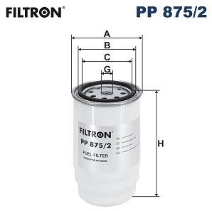 FILTRON Palivový filtr PP 875/2