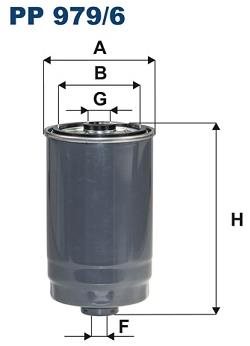 FILTRON Palivový filtr PP 979/6