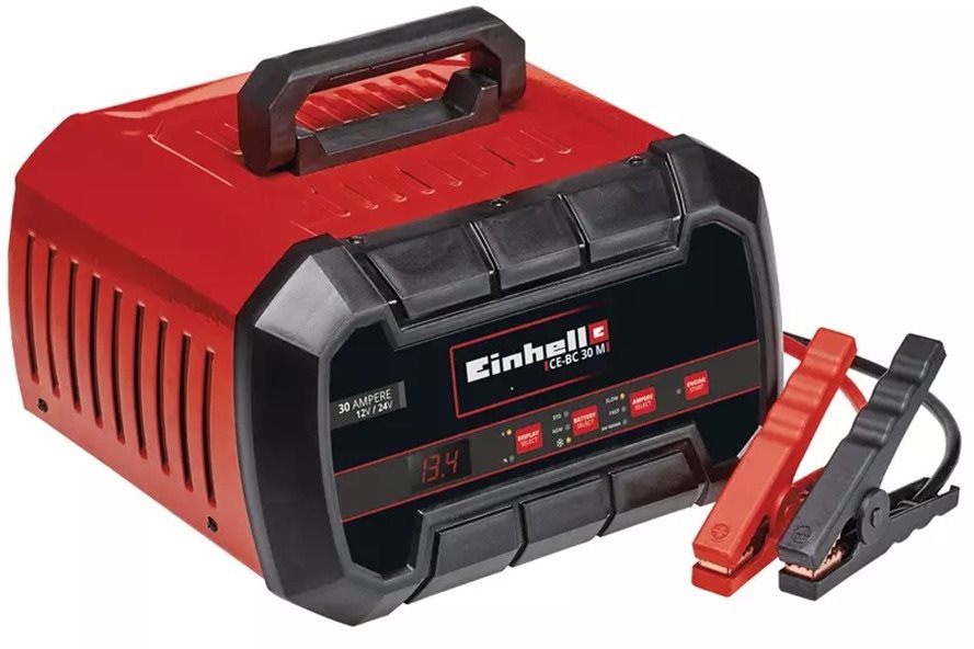 EINHELL Nabíječka autobaterií CE-BC 30 M, s mikroprocesorem a funkcí jump start