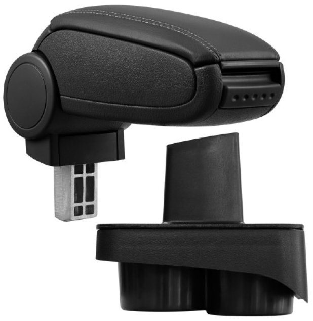 PROTEC Loketní opěrka, Škoda Fabia I, syntetická kůže, černá (Typ 6Y 1999 - 2007)