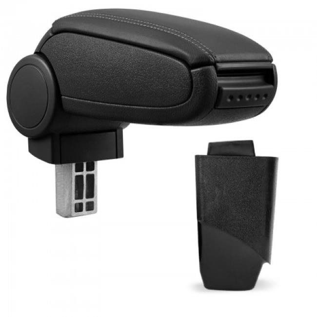 PROTEC Loketní opěrka, Peugeot 206/206 CC, syntetická kůže, černá 1998 - 2012