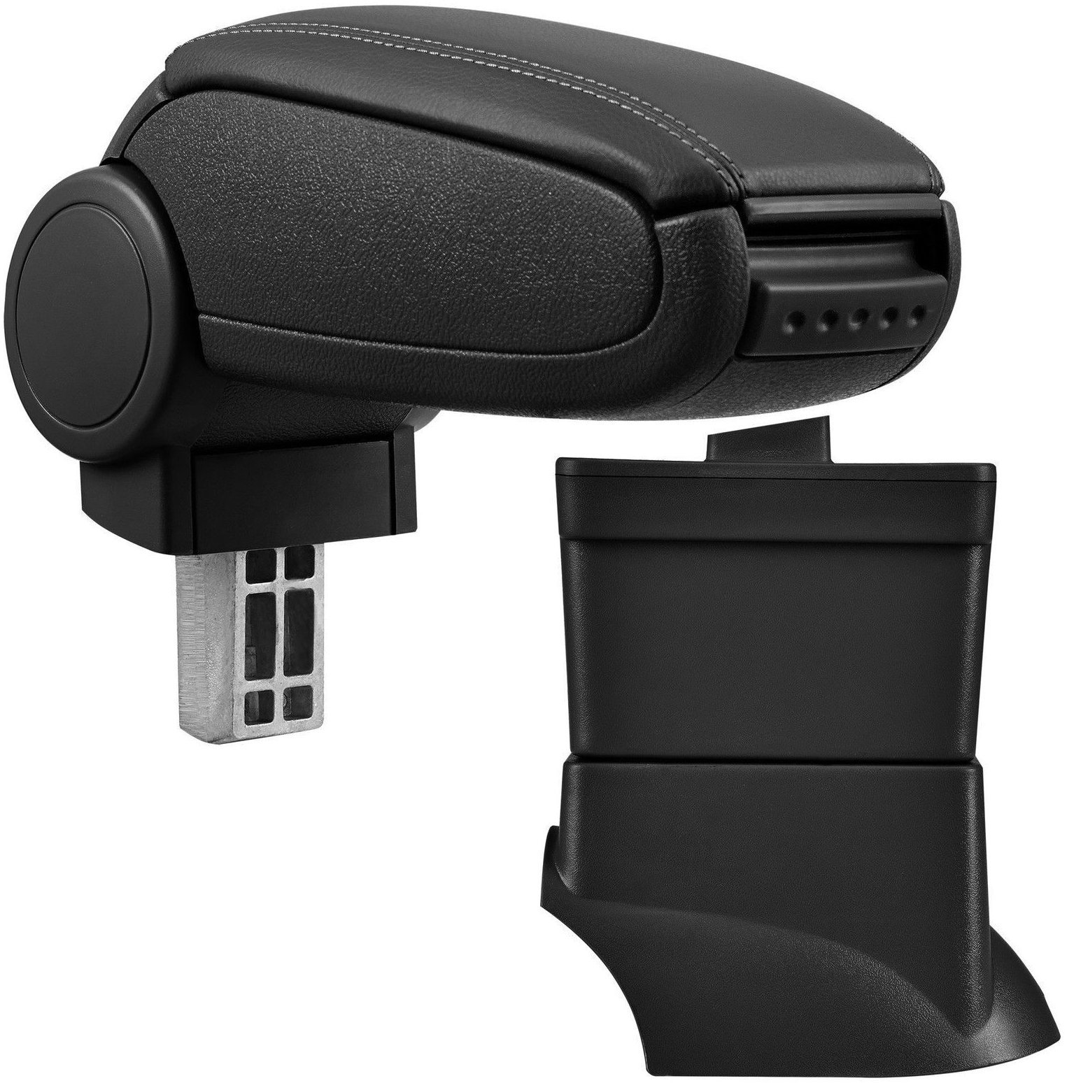 PROTEC Loketní opěrka, Fiat 500, syntetická kůže, černá 2007 - 2015