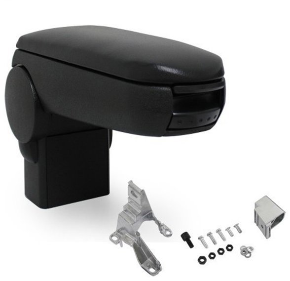 PROTEC Loketní opěrka, VW Bora, syntetická kůže, černá 1998 - 2005