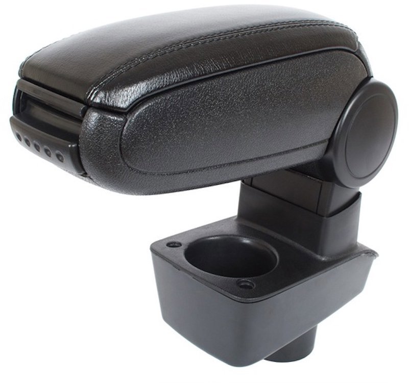 PROTEC Loketní opěrka, Ford Fiesta MK7, syntetická kůže, černá od 2008