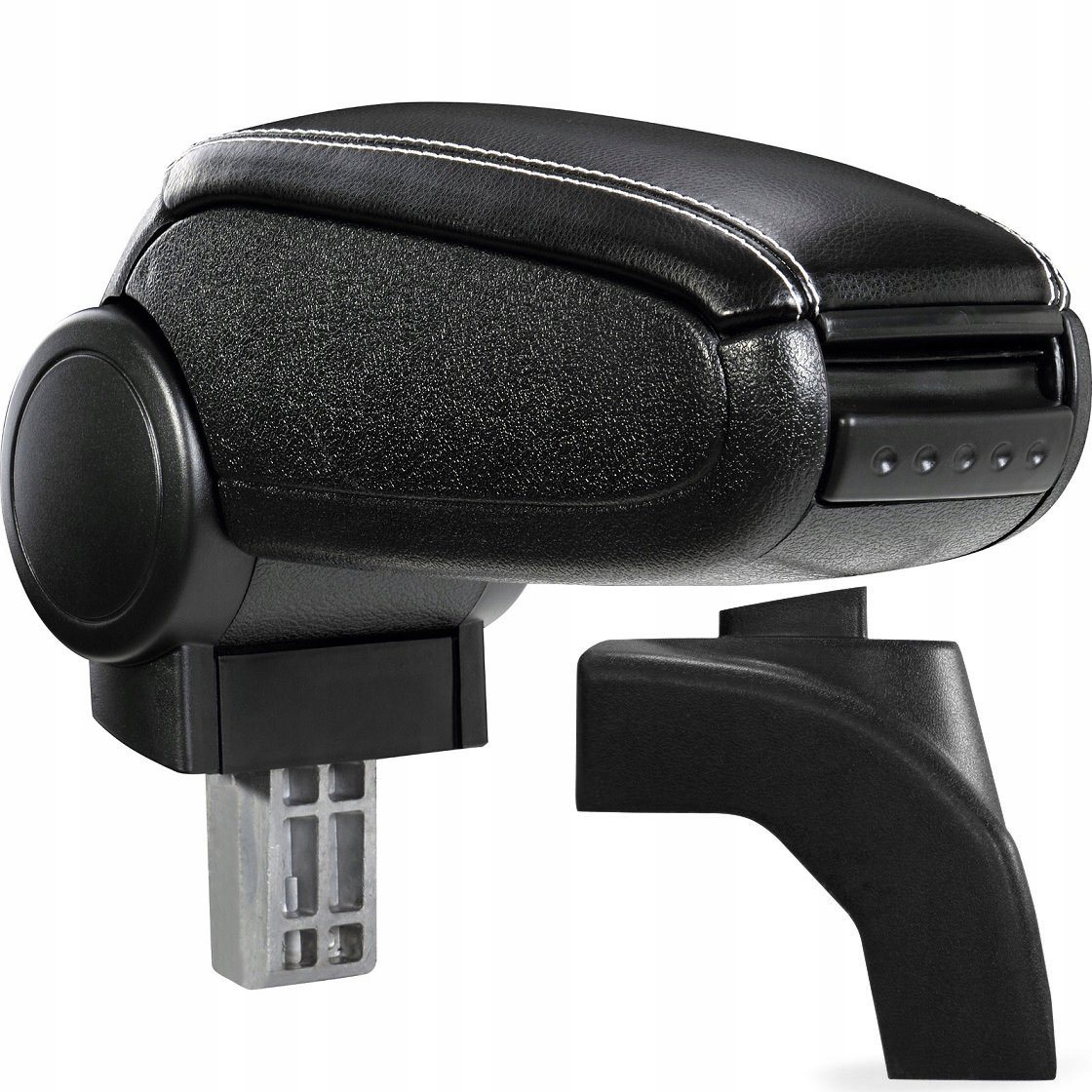 PROTEC Loketní opěrka, VW Golf V, syntetická kůže, černá, bílé prošití 2003 - 2008