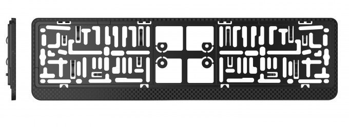 PREXIM Rámeček pod SPZ 3D carbon