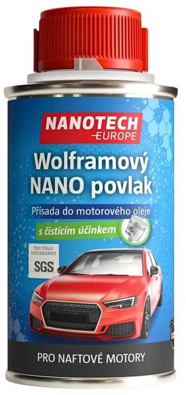 NANOTECH-EUROPE Čisticí přísada do oleje pro naftové motory – Wolframový Nano povlak 110 ml
