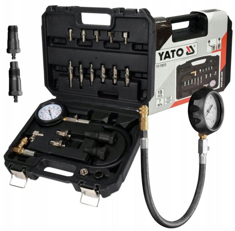 YATO Kompresiometr pro měření tlaku v naftových motorech 0 - 7 MPa