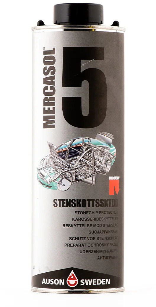 AUSON MERCASOL 5 - ochraný nástřik na bázi kaučuku, kartuše 1 l