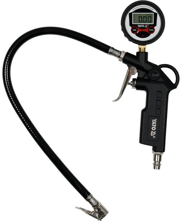 YATO Pistole na huštění pneu s digitálním manometrem 8 bar