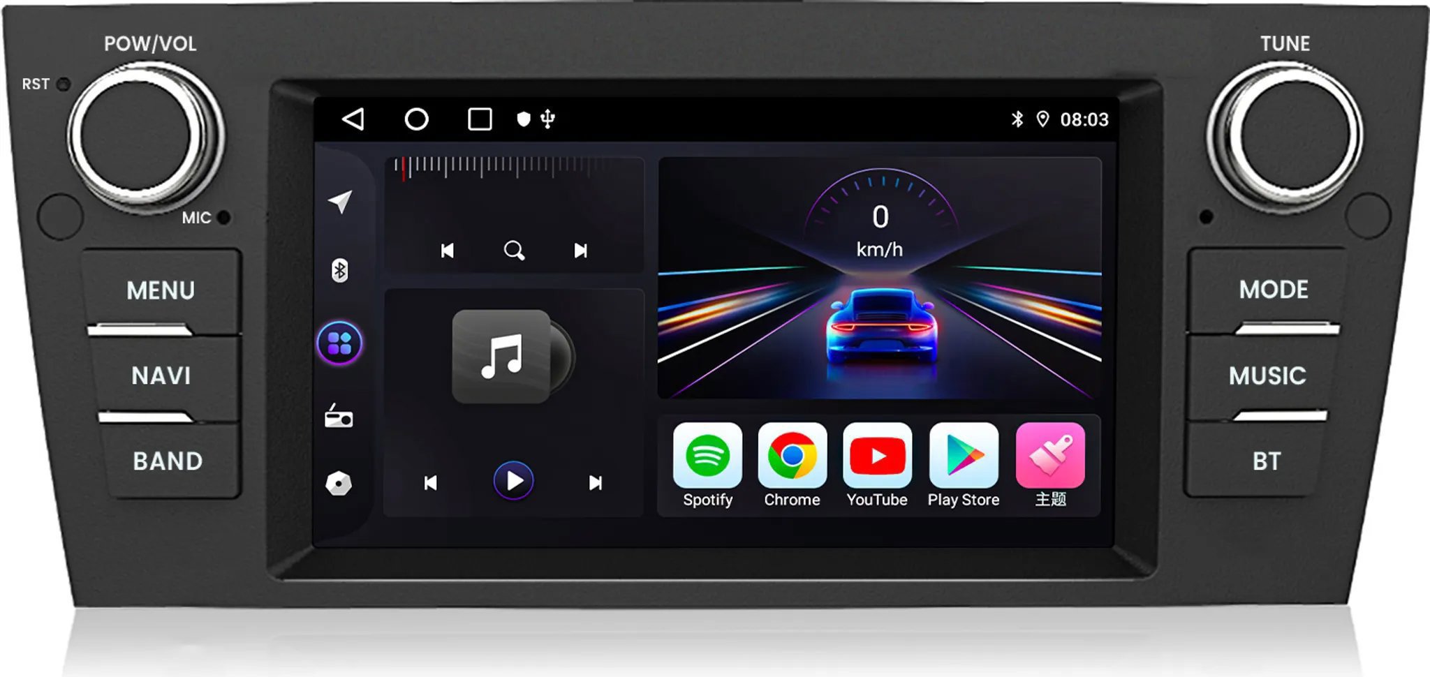 Ossuret Autorádio BMW E90 řady 3 od 2005, CarPlay, Android, GPS, DAB, Navi