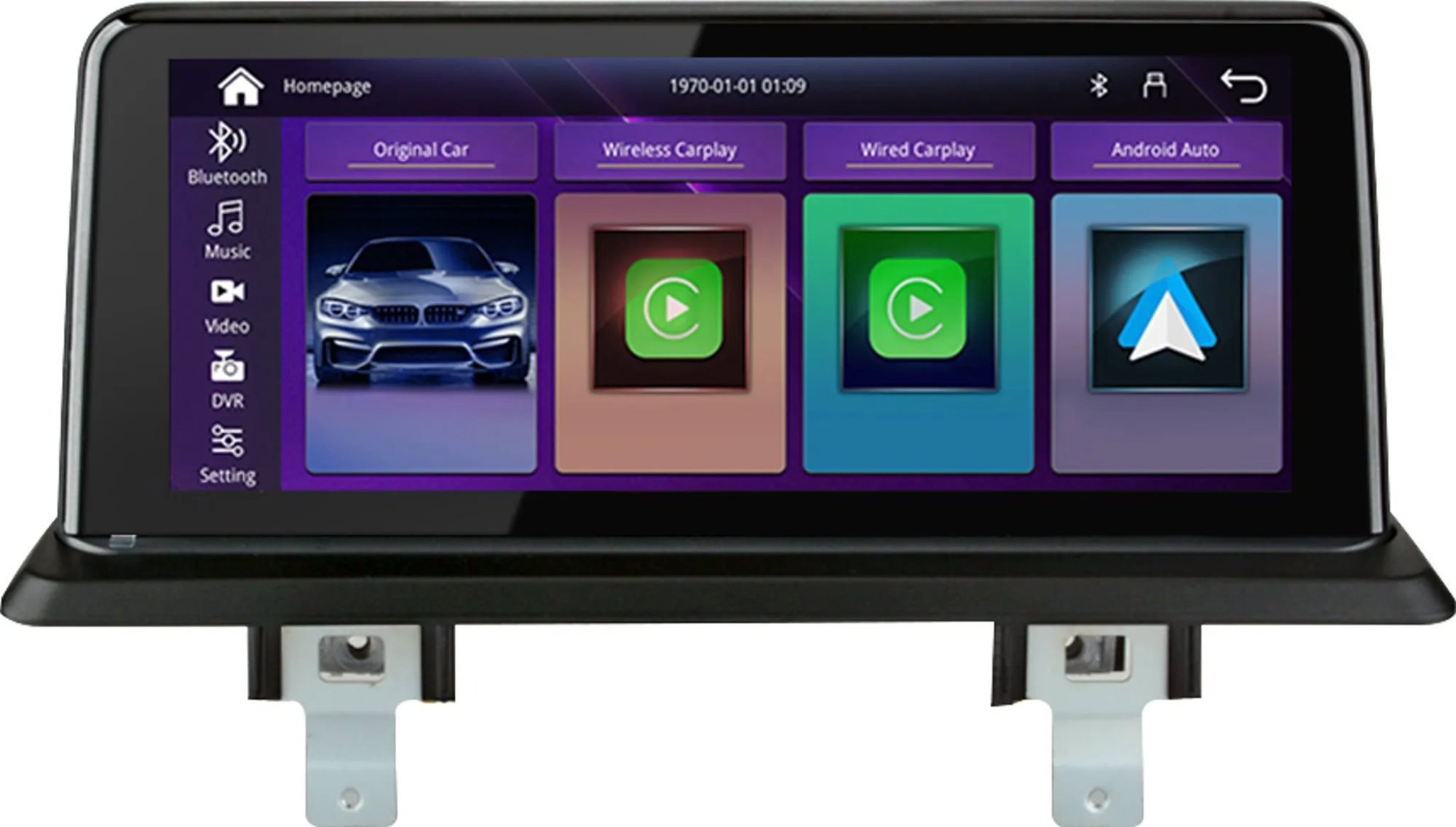 Ossuret Autorádio BMW 1 E81 E82 E87 E88 2006-2012, CarPlay, Android Auto, GPS, WiFi, DSP, iDrive