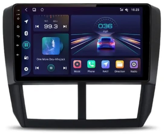 Ossuret Autorádio Subaru Impreza, Forester 2007-2013, Android, GPS, WiFi, USB, Bluetooth