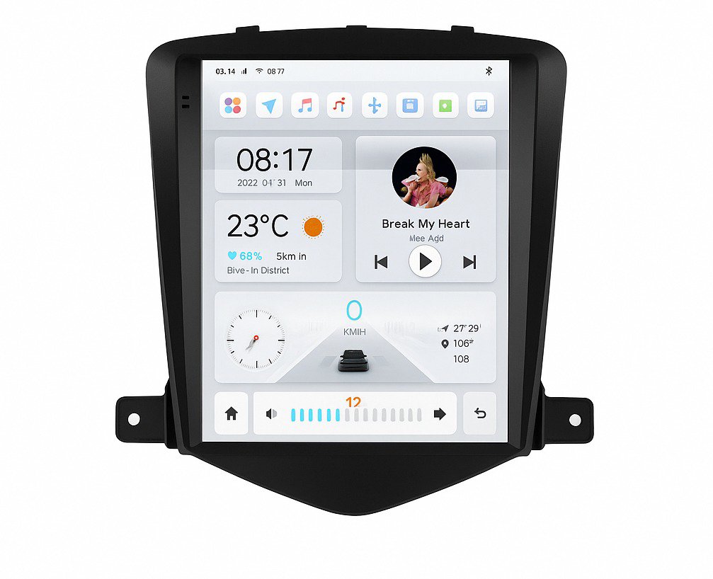 Ossuret Autorádio Chevrolet Cruze J300 2008–2012, Android 13, CarPlay, 4G, GPS