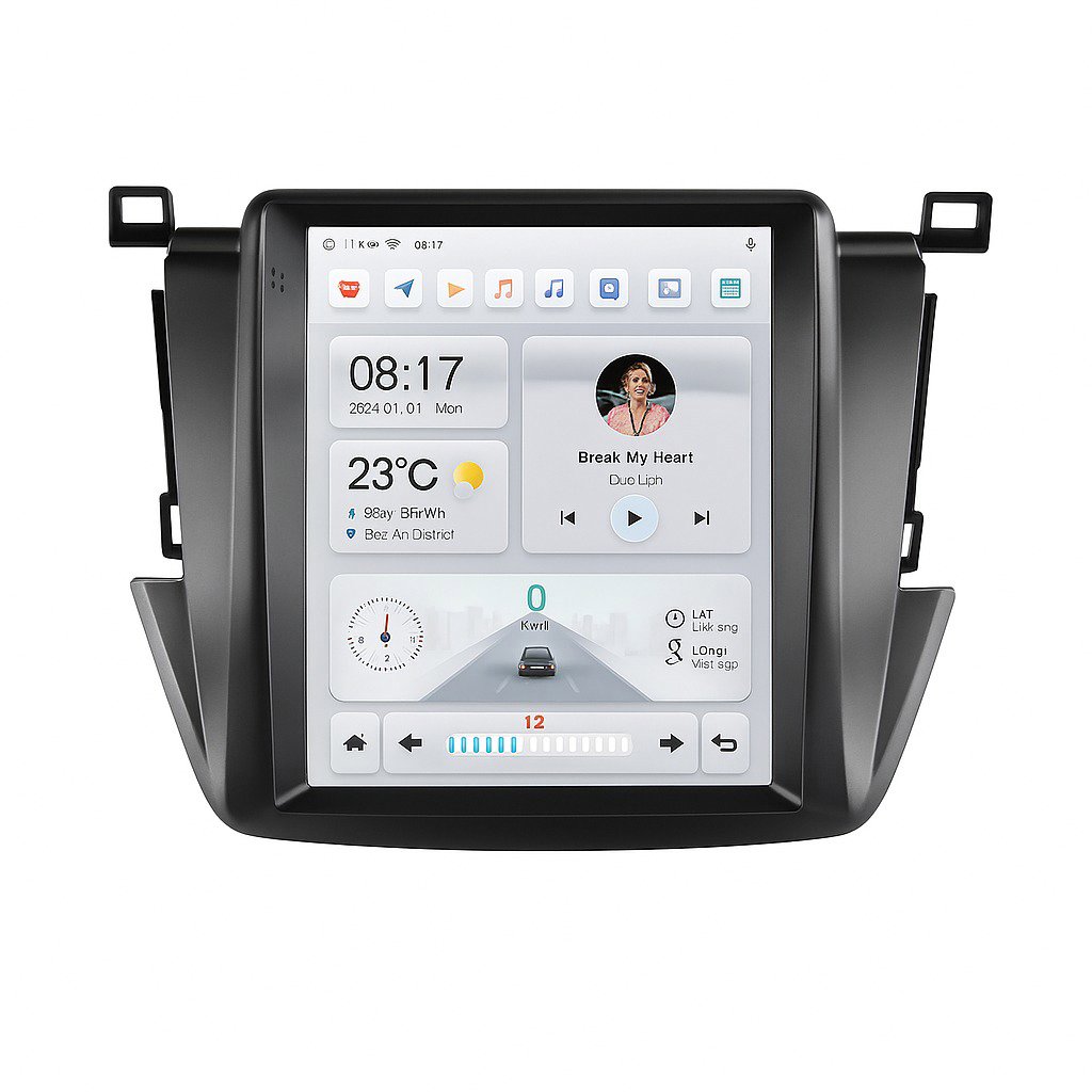 Ossuret Autorádio Toyota RAV4 2013–2018, Android, CarPlay, GPS, multimediální jednotka
