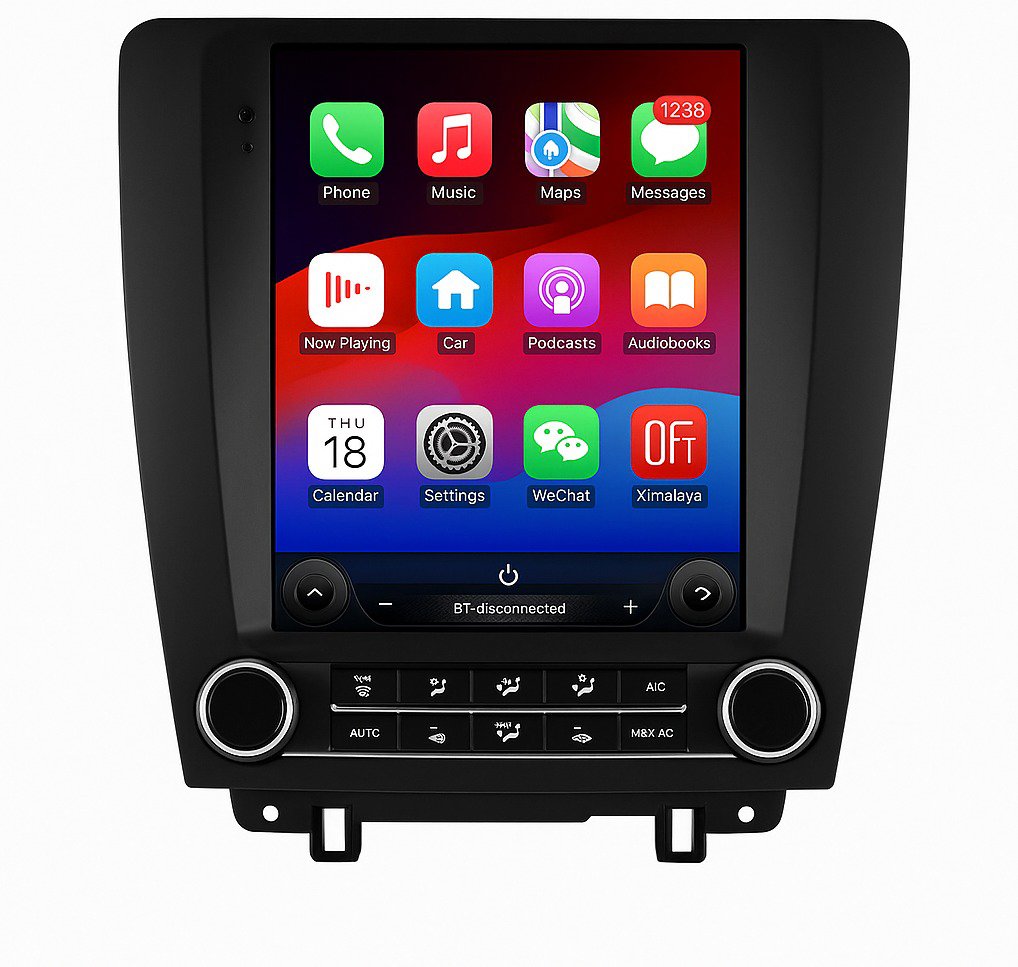 Ossuret Autorádio Ford Mustang V S197 2010–2014, Android, CarPlay, GPS, multimédia