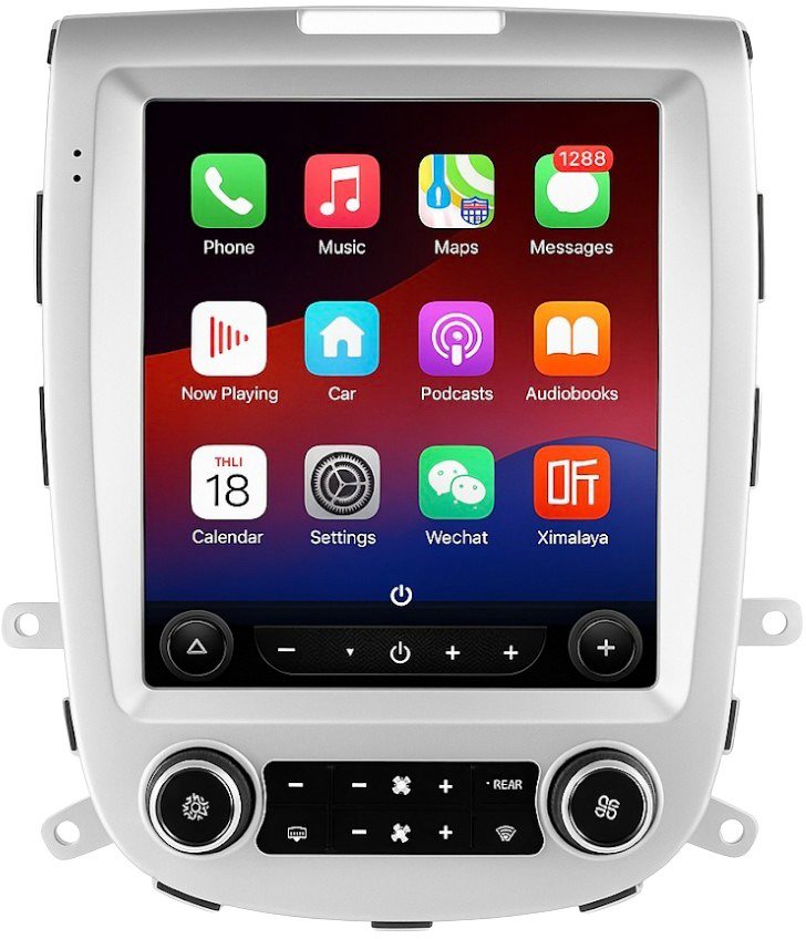 Ossuret Autorádio Hyundai Santa Fe 2 2006–2012, Android 13, CarPlay, 2DIN, stříbrné