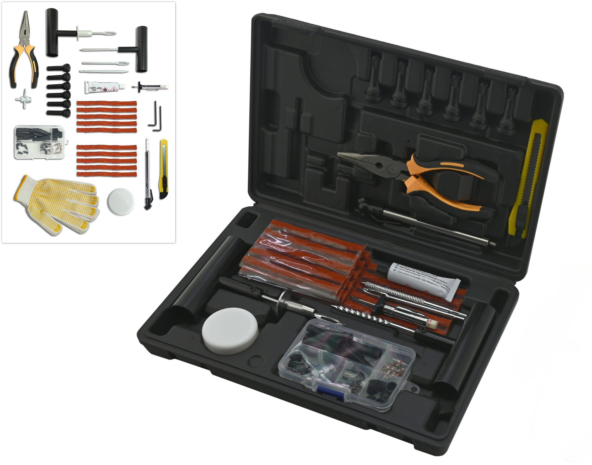 Compass Sada na opravu defektu pneumatiky 100 dílů