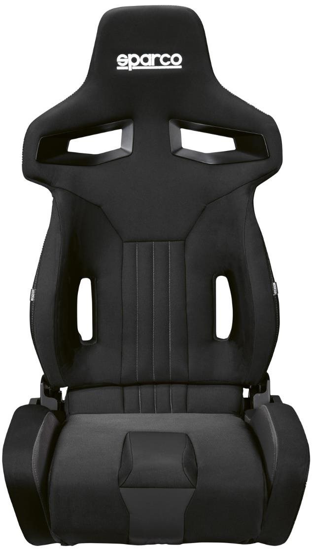 Sparco R333 polohovatelná a sklopná sportovní sedačka, barva černá