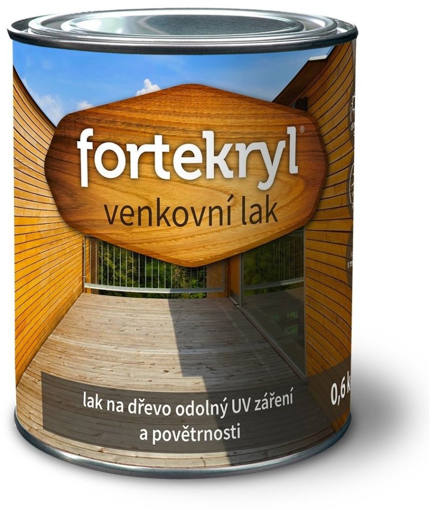 Austis Fortekryl Venkovní lak 0,6 kg, matný bezbarvý