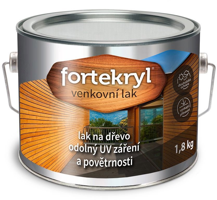 Austis Fortekryl Venkovní lak 1,8 kg, matný bezbarvý