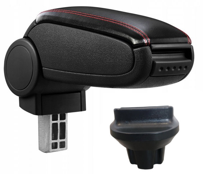 PROTEC Mini cooper 2001-2006 syntetická kůže černá, červené prošití