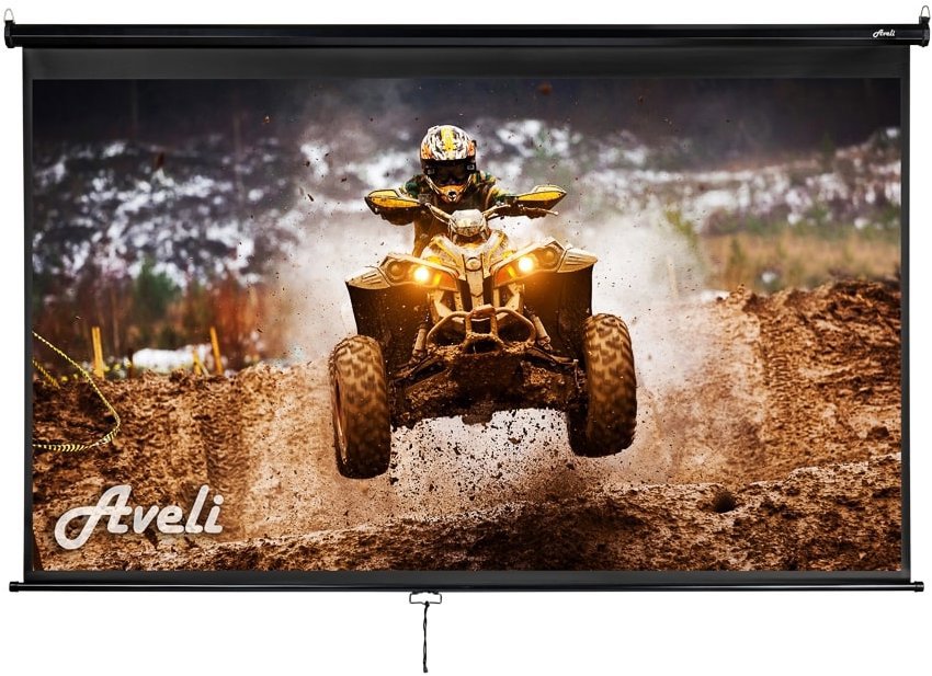 AVELI, roleta, 100", (16:9), černý tubus