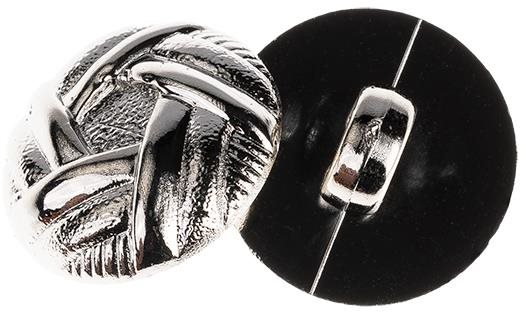 Knoflíky Žirovnice Knoflík 1,5 cm kovový lesklý, 341764, sada 6 ks