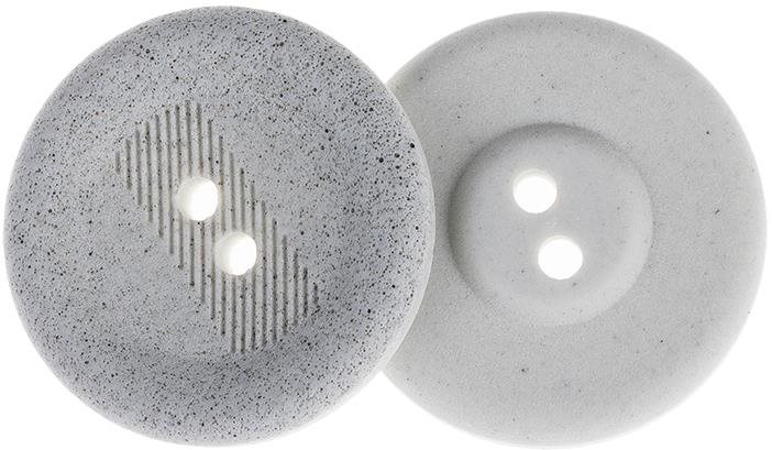Knoflíky Žirovnice Knoflík 2,5 cm světle šedý, 366287A, sada 3 ks