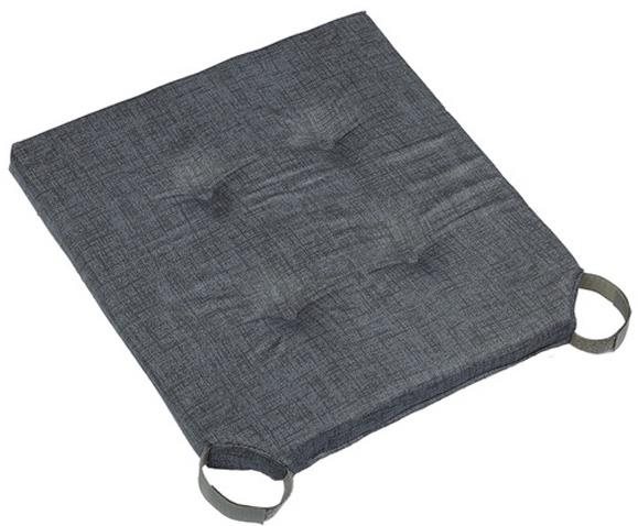 Bellatex sedák Ulla 620/047, hladký, 40 × 40 cm, grafitový