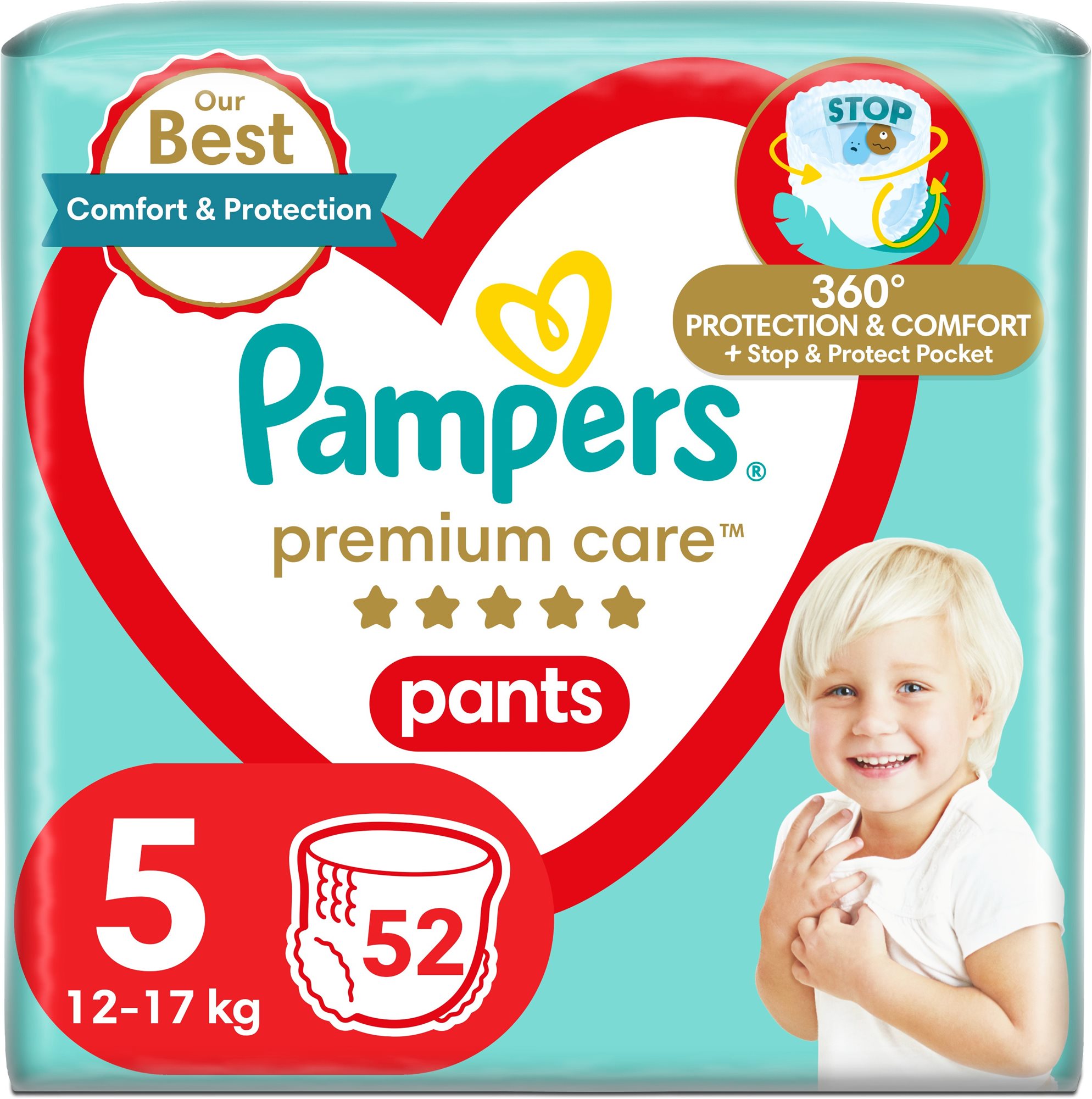 PAMPERS Premium Care Pants vel. 5 (52 ks)