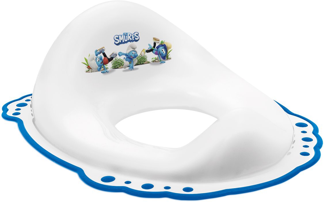MALTEX Sedátko The Smurfs s protiskluzem bílé/modré