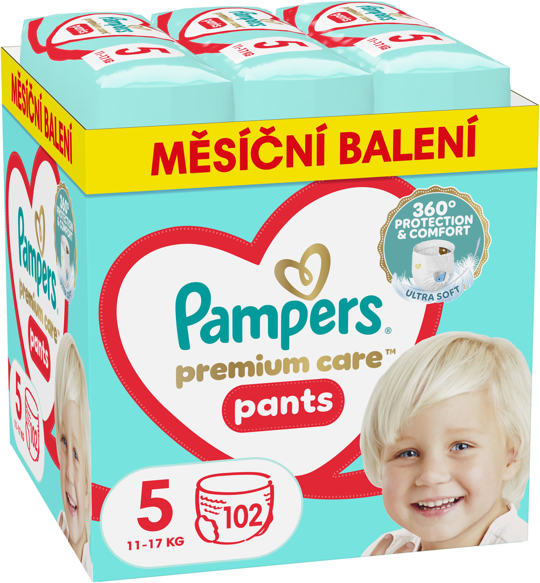 PAMPERS Premium Care Pants vel. 5 (102 ks)